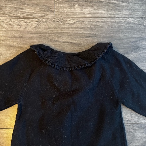 Zara baby black collar knit sweater 12-18m - Picture 5 of 5